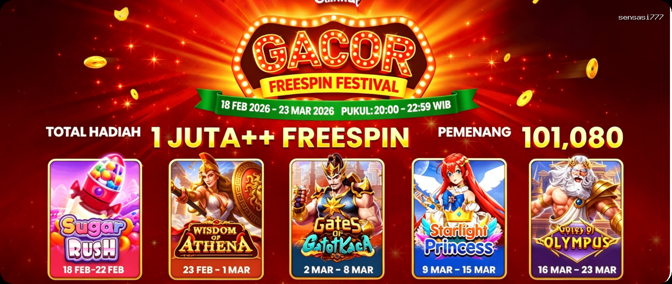 Login sensasi777 Sekarang Bonus Melimpah